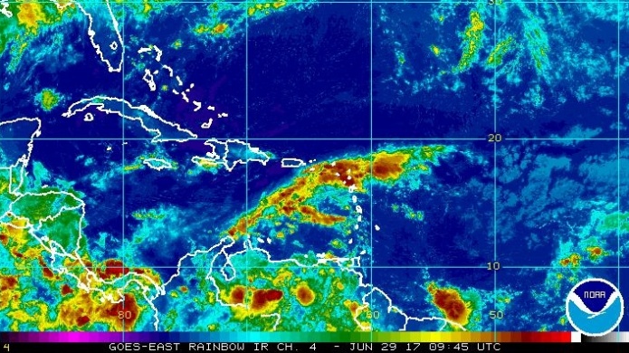 Onda tropical nos afectarÃ¡ en las prÃ³ximas horas
