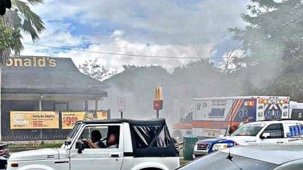  Heridas dos personas al estallar tanque de gas en McDonald&rsquo;s de Cayey 