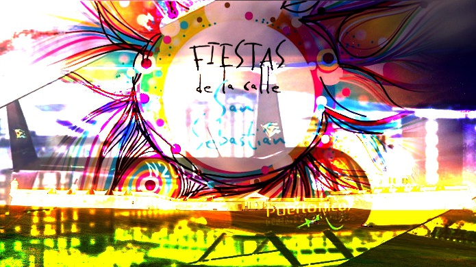 Video: Con permiso helicÃ³ptero que aterrizÃ³ en el Ã¡rea del morro, para descender pasajeros a las fiestas de la calle San Sebastian. 