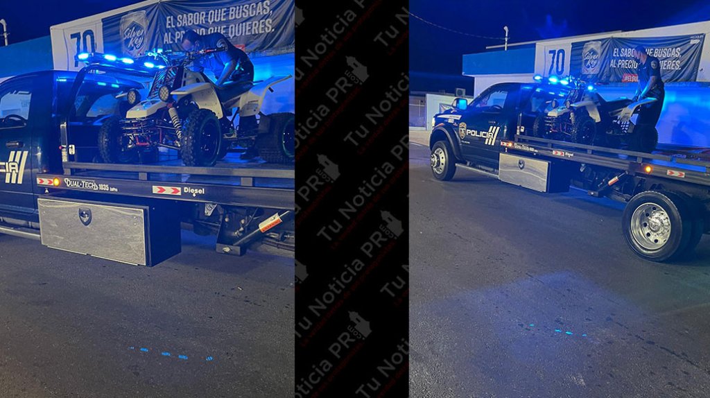  Arrestados con drogas en Morovis mientras corr&iacute;an &ldquo;Four Track&rdquo; 