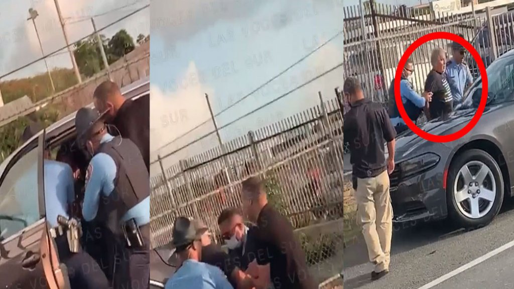  Video: Momento en que polic&iacute;as forcejean con un &ldquo;don&rdquo; que se les puso &ldquo;Guapo&rdquo; en Aguadilla 