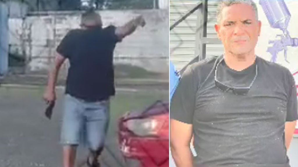  Video: Arrestan a sujeto que amenazó con un arma a un hombre que realizaba trabajos de ornato en Dorado y le robó un blower 