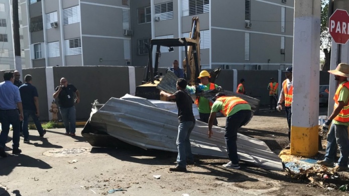 Fotos: Operativo de emergencia en San Juan para recoger basura que provocÃ³ inundaciones ayer