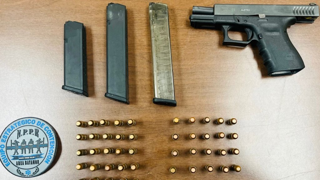  Ocupan arma de fuego en residencial de Cata&ntilde;o 