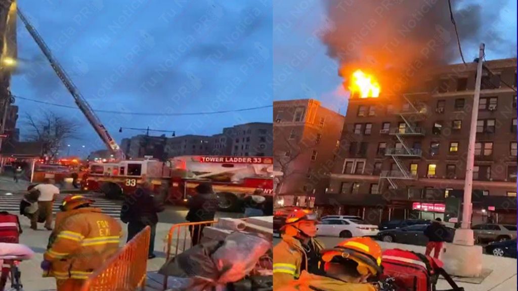  Video: Mueren 4 mujeres en incendio residencial en &ldquo;El Bronx&rdquo; 