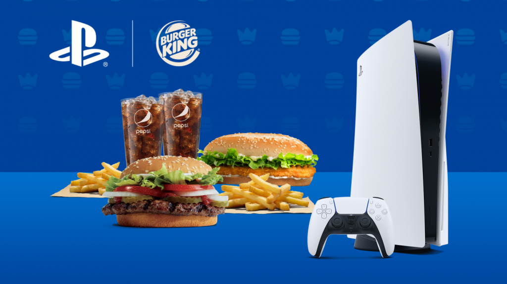  Burger King con concurso que ofrece consolas de PlayStation5 