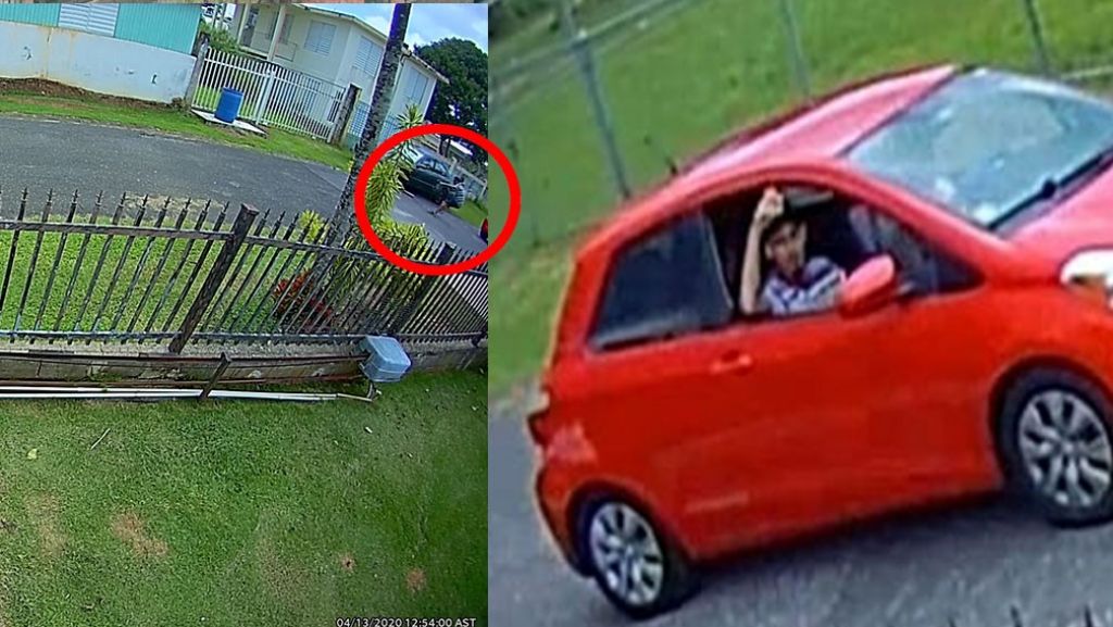  En video momento en que un &ldquo;Caco Barato&rdquo; roba &ldquo;tapa bocinas&rdquo; de un auto en Morovis 