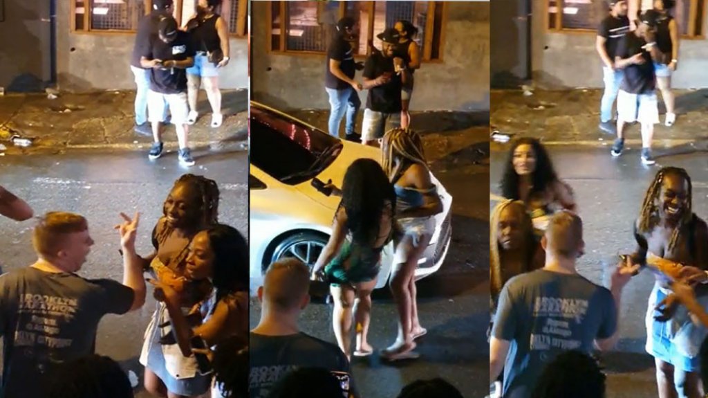  Video: Otra vez “algarete” los turistas en la placita de Santurce mujeres “exhibicionistas” en la acera 