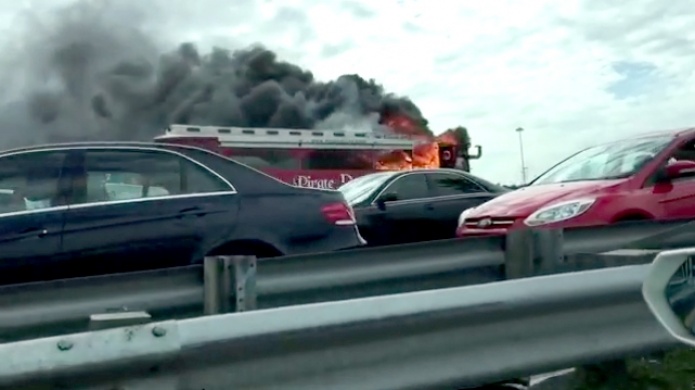Un tour por Miami termina en llamas