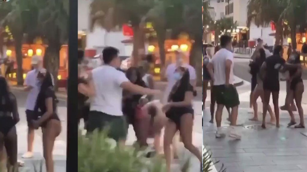  Captan en video a Turistas que estaban a &ldquo;Pu&ntilde;o limpio&rdquo; en aceras de Condado 