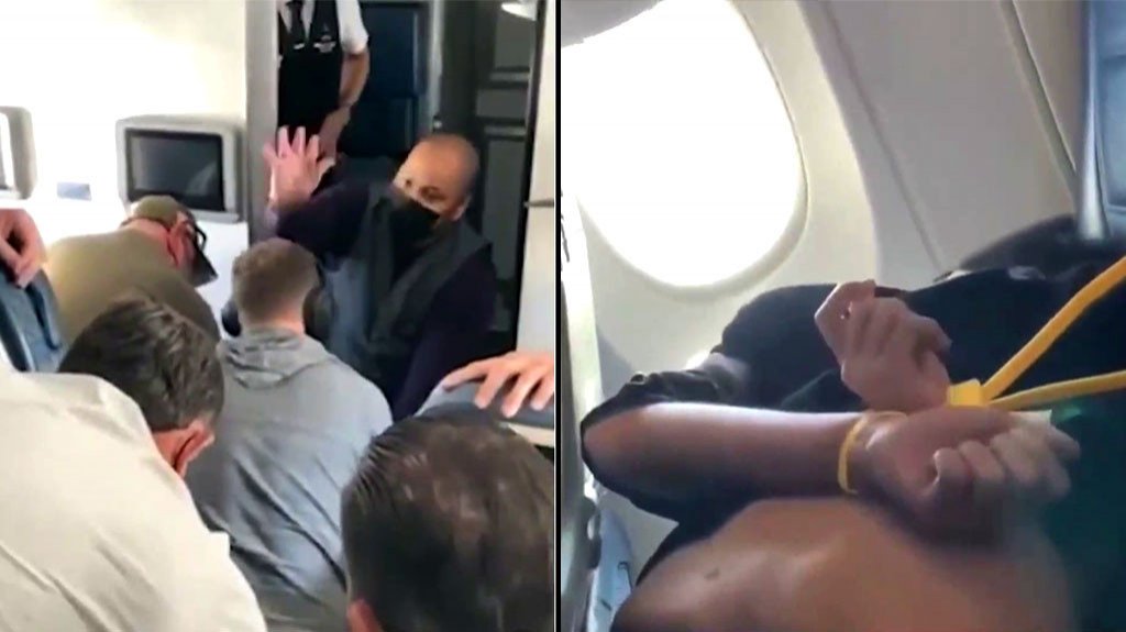  Nuevo video: Momento en que tripulaci&oacute;n y pasajeros neutralizan hombre hostil en vuelo de Delta 