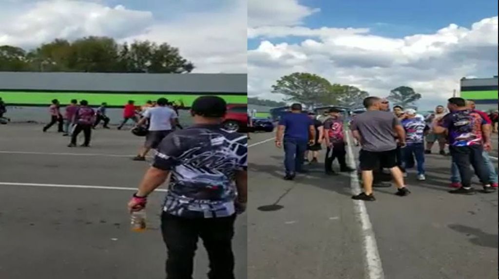  Video: Boricuas a Cantazo limpio en la pista de carreras en Orlando Florida 