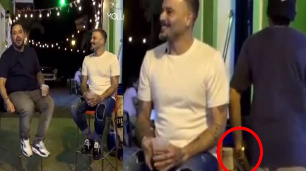  Video: Molusco graba una entrevista a Pedro Cap&oacute; y detr&aacute;s de ellos un &ldquo;caco&rdquo; se robaba una cerveza 