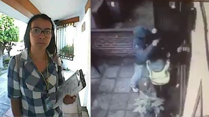 AtenciÃ³n : No es en PR, Video de mujer que llega diciendo que es un censo y termina en robo 