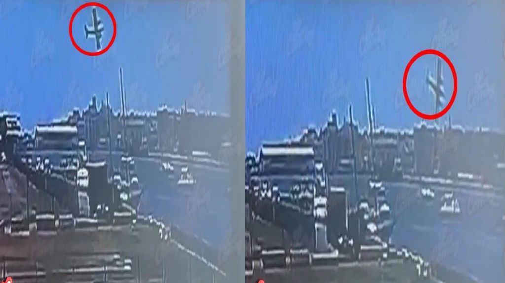  Video del momento exacto en que se estrella avioneta hoy en la Bah&iacute;a de San Juan 