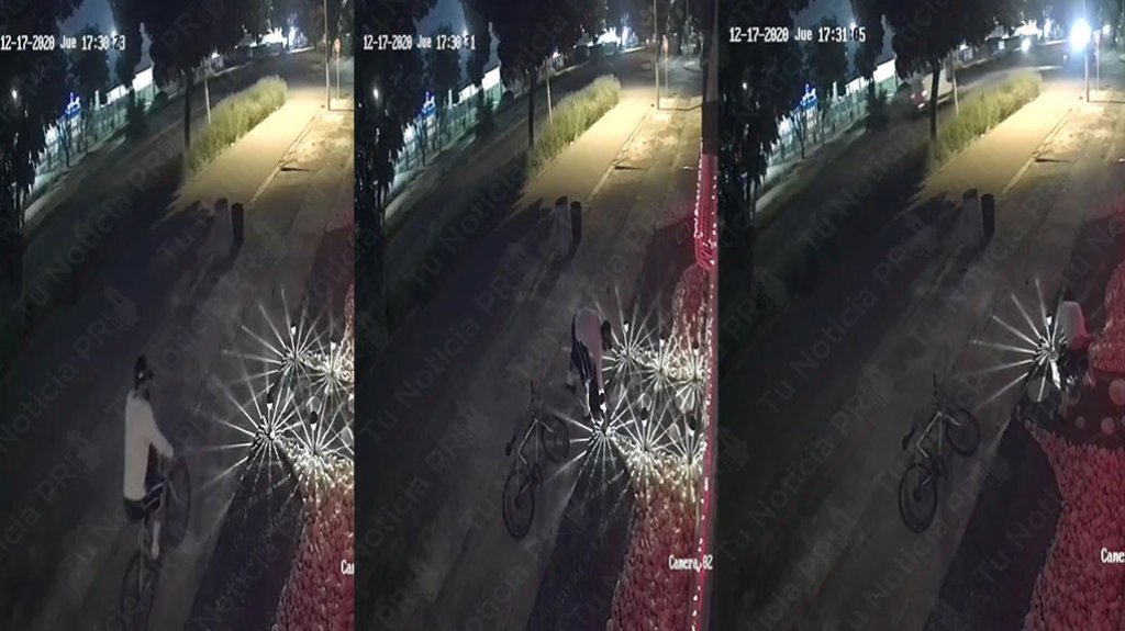  Se fue a robar luces de navidad en San Juan y qued&oacute; grabado en video 