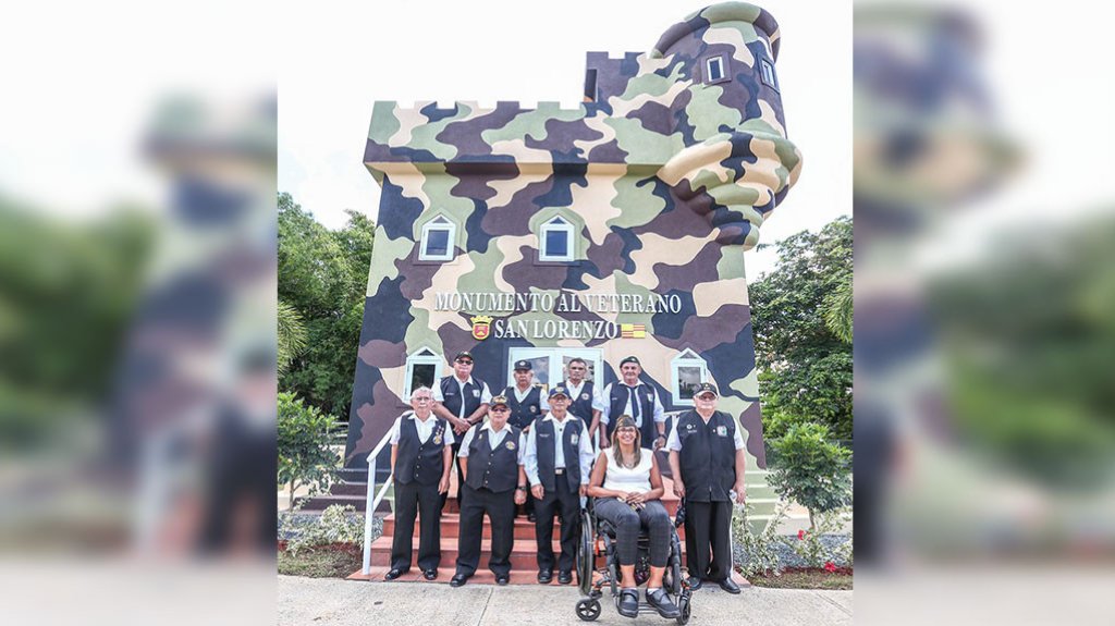  Reinauguran en San Lorenzo el Monumento al Veterano 