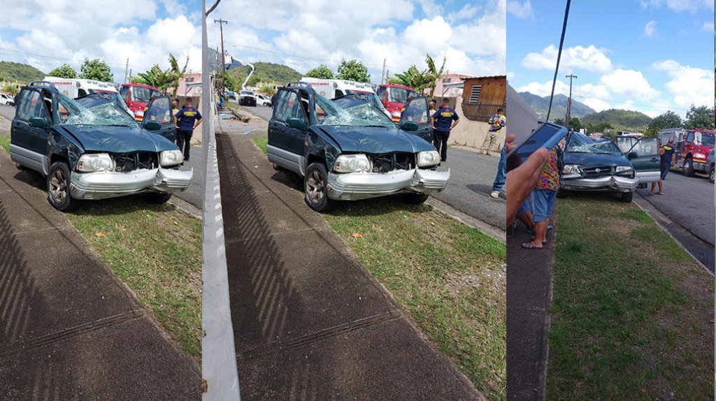  Un muerto y dos heridos en accidente de auto en Patillas 