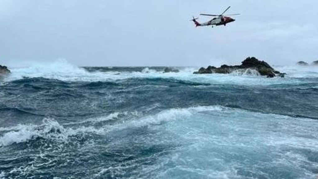  En video momento en que el “Coast Guard” rescata un pescador en Islas Vírgenes 