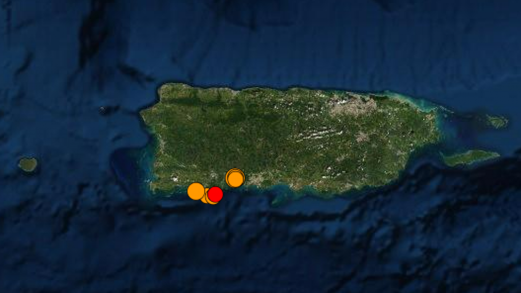  Red Sísmica reportó esta madrugada un temblor de magnitud 4.2 que fue sentido en varios pueblos de Puerto Rico 