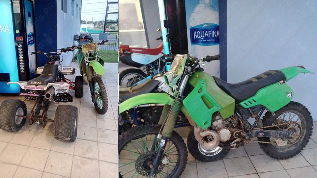  Ocupan Motoras y un Veh&iacute;culo Todo Terreno (Four Track) durante intervenciones en A&ntilde;asco 