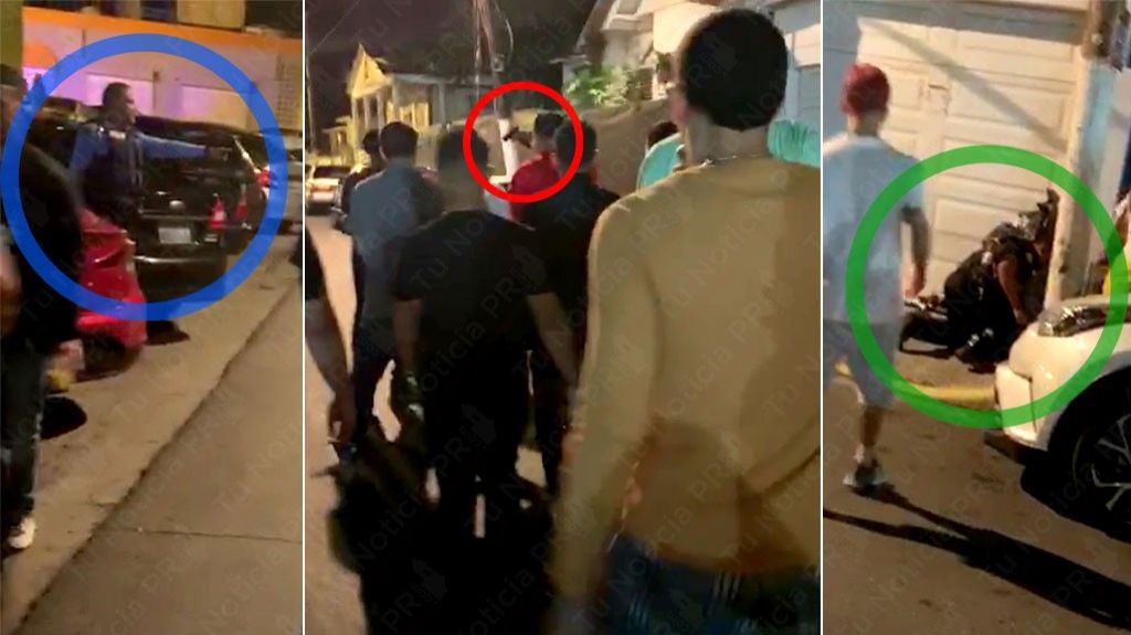  Captan en video momento en el cual &ldquo;le quitan&rdquo; un arrestado a un polic&iacute;a en Salinas, durante peleas con armas de fuego 