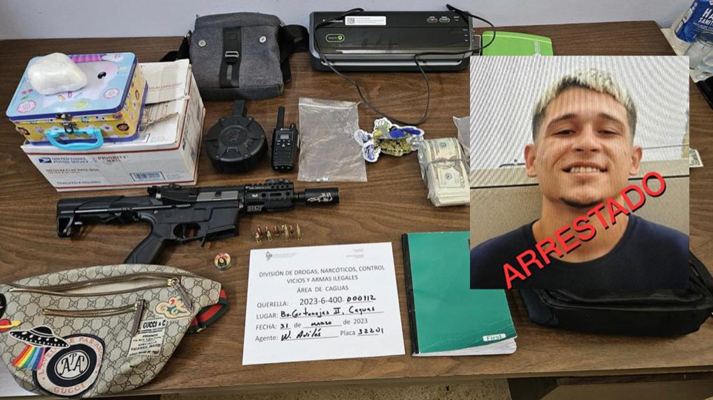  Allanamiento en Cidra deja dos arrestados, ocupan arma, droga y dinero en efectivo 