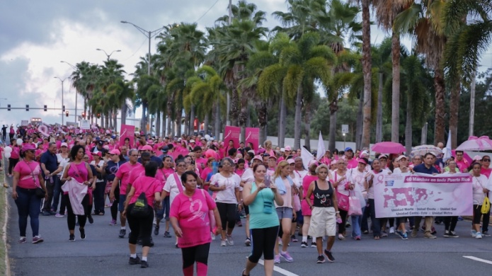 Sociedad Americana contra el CÃ¡ncer celebra marchas masivas contra el cÃ¡ncer de seno en la isla