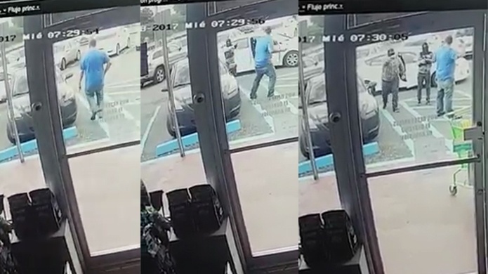 Video: "Carjaking" en Guaynabo queda grabado en cámaras de seguridad