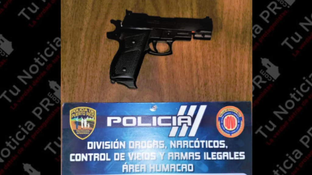  Intervienen con cuatro menores en Yabucoa por apuntar con arma de embuste 