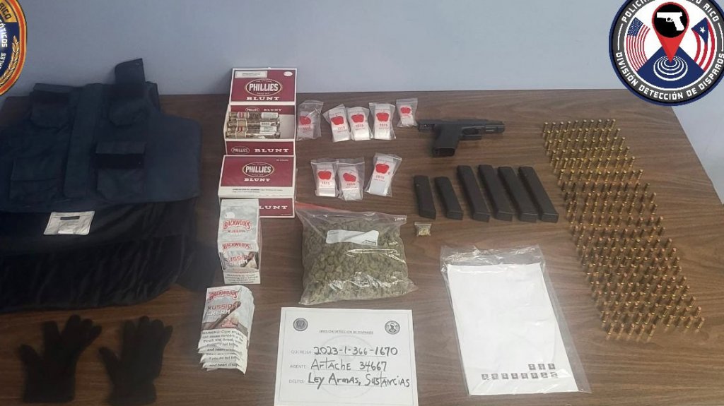  Disparos en Llorens Torres lleva a la polic&iacute;a a ocupar Drogas, arma y municiones 