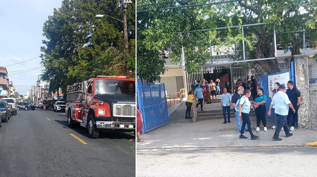  Posible escape de gas provoca desalojo en escuela Manuel Boada en San Juan 