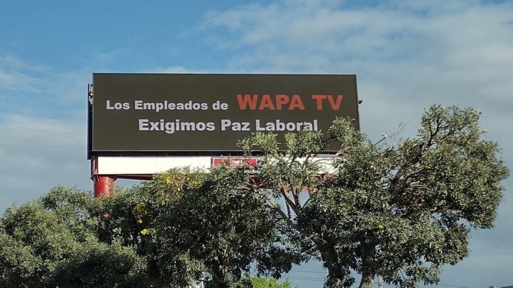  Empleados de “WAPA TV” exigen” Paz Laboral” 
