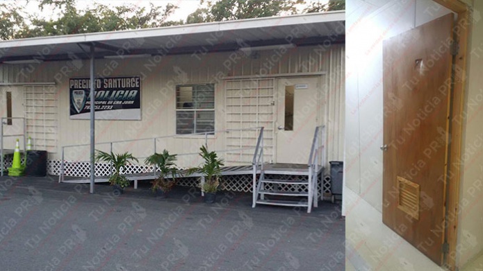 Ultima Hora: DiscusiÃ³n entre policÃ­as municipales de San Juan culmina con puerta rota
