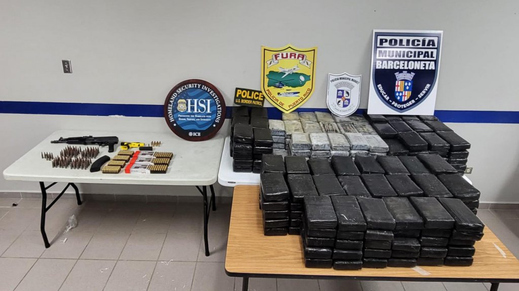  Intervenci&oacute;n en Barceloneta deja un arrestado con armas y m&aacute;s de 300 kilos de cocaina 