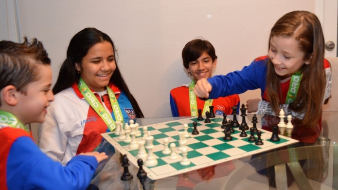 De Caguas cuatro Campeones Nacionales de Ajedrez