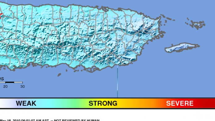 Se registra Temblor de Tierra en el Pais 