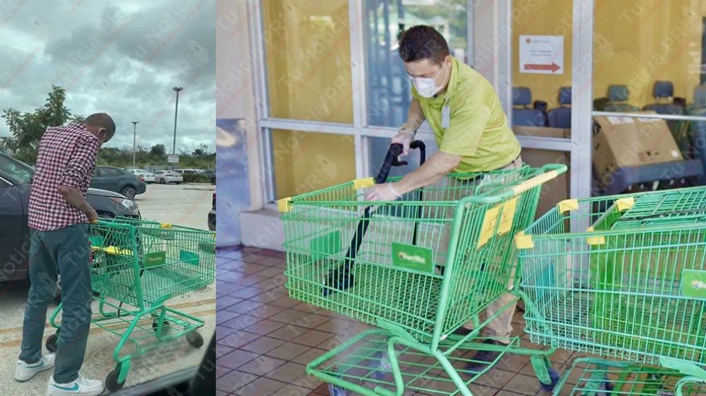  Supermercado de Caguas intensifica su protocolo de seguridad y limpieza luego de video donde un hombre orina un carrito de compra 