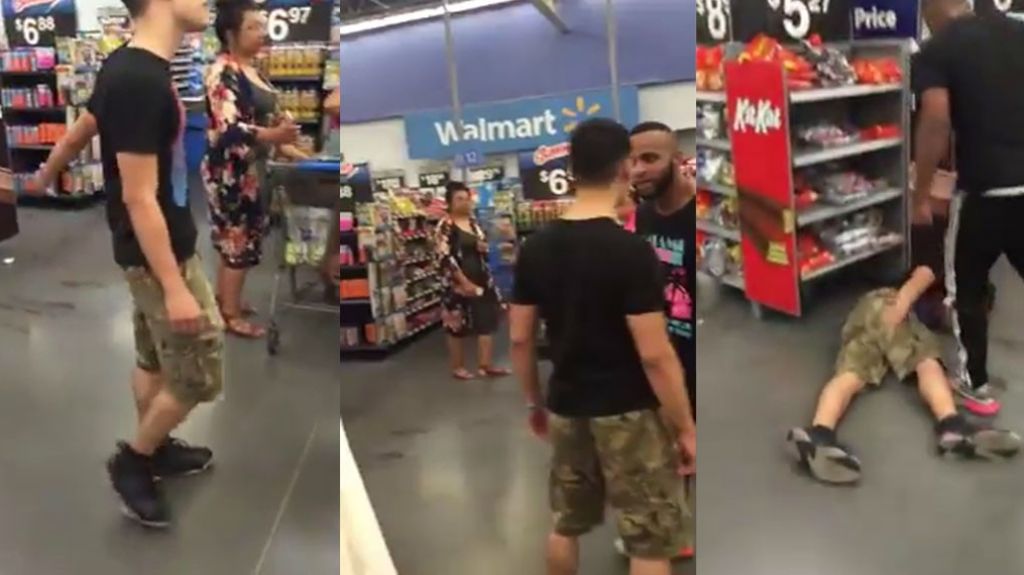  Video: Asustados clientes de tienda Walmart por payasearías de jóvenes 