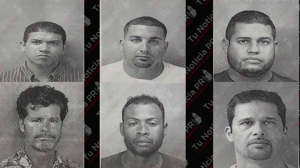  Cargos a 6 hombres de Carolina por diferentes delitos 