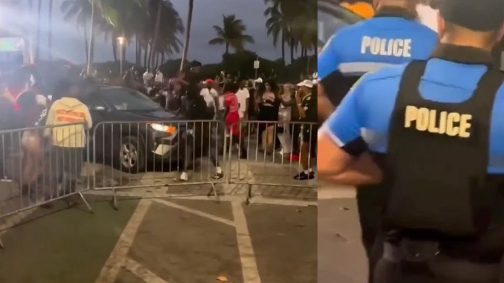  Video” “Caos” en Miami por 'Spring Break' 