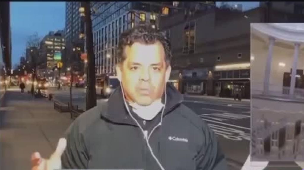  Video: Reportero de Univisi&oacute;n &ldquo;Llora en vivo" mientras dice &ldquo;Se va morir mucha gente&rdquo; en New york por el coronavirus 