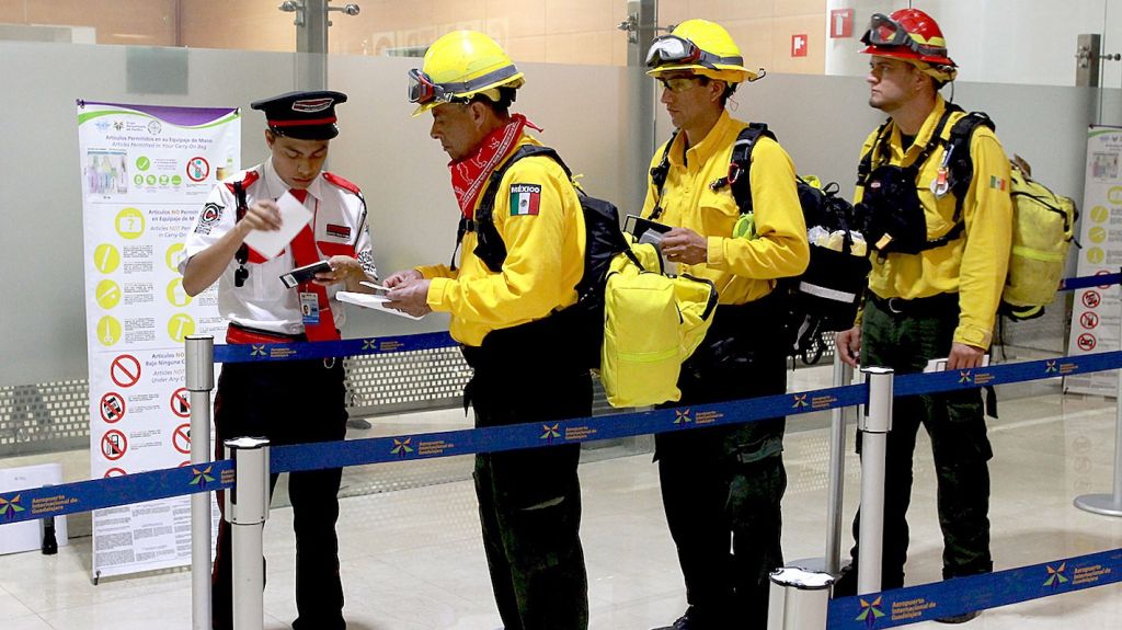  M&eacute;xico env&iacute;a a Canad&aacute; su cuarto contingente para frenar incendios forestales 