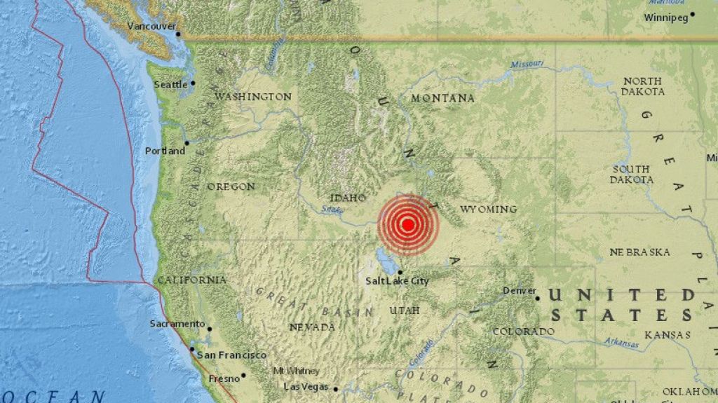  Se registra en Utah un sismo de magnitud 4,3 