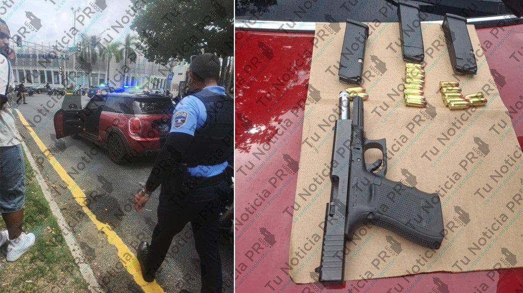  Fotos: Se rob&oacute; un carro en Fajardo, c&aacute;maras detectaron que lleg&oacute; a San Juan y los municipales lo arrestaron 