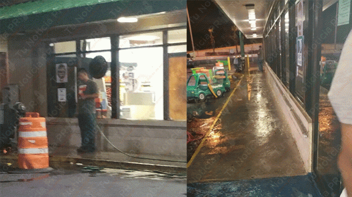 Vídeo: Aumenta la sequía y un supermercado en Carolina, desperdicia agua como si nada  
