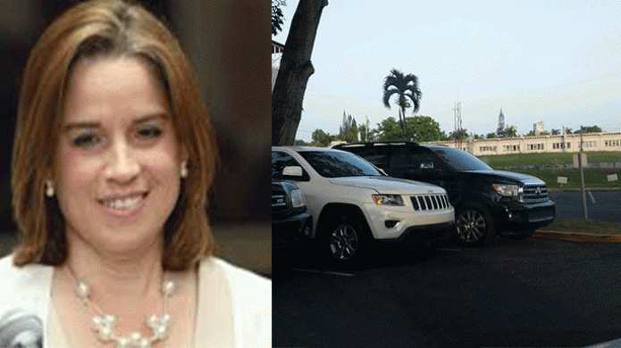 Lujosa la escolta de Carmen Yulin en San Juan, No es uno no son dos, vea cuantos vehÃ­culos de lujo