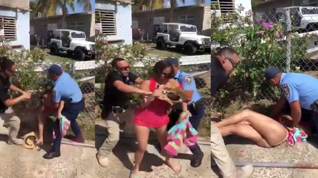  Viral video del arresto de una mujer en Culebra 