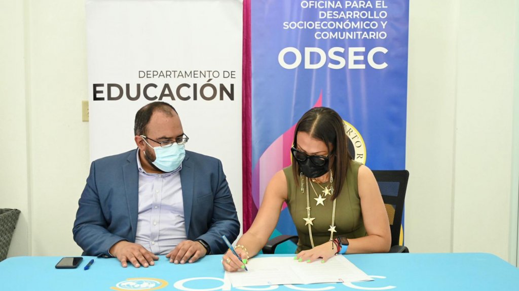  Educaci&oacute;n y ODSEC firman acuerdo interagencial 
