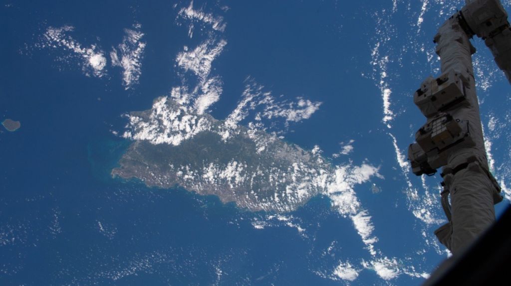  Astronautas captan nueva imagen de Puerto Rico desde el espacio 